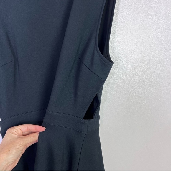 AVEC LES FILLES Black Cut Out Skater Dress - Picture 8 of 12